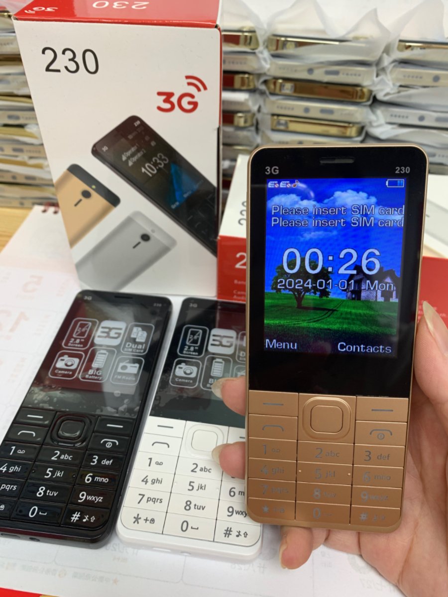 Low Cost 3G Keypad techno phones 2.8inch 240*320 Fast Speed 1g+512MB 1500mAh Big Button Large Volume Speaker Phone